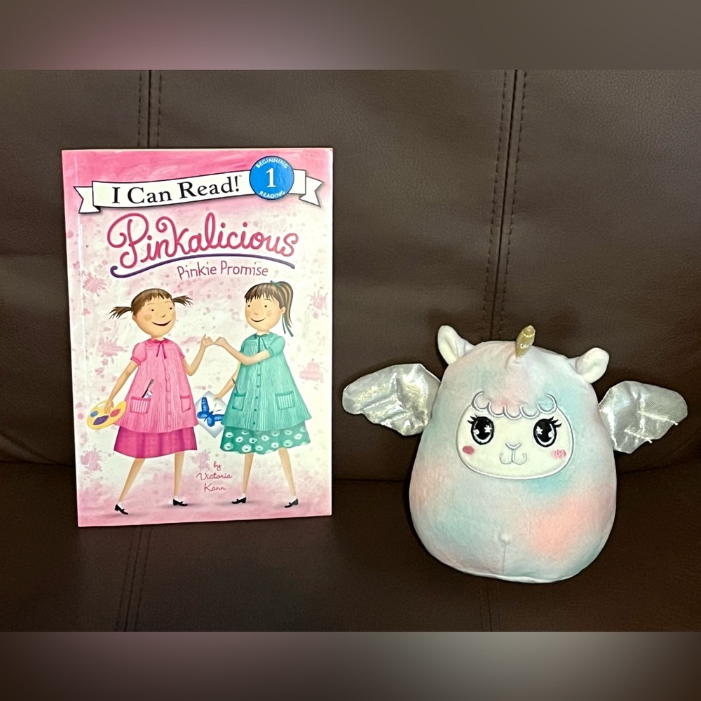 Pinkalicious Pinkie Promise Book and Unicorn Plush Set